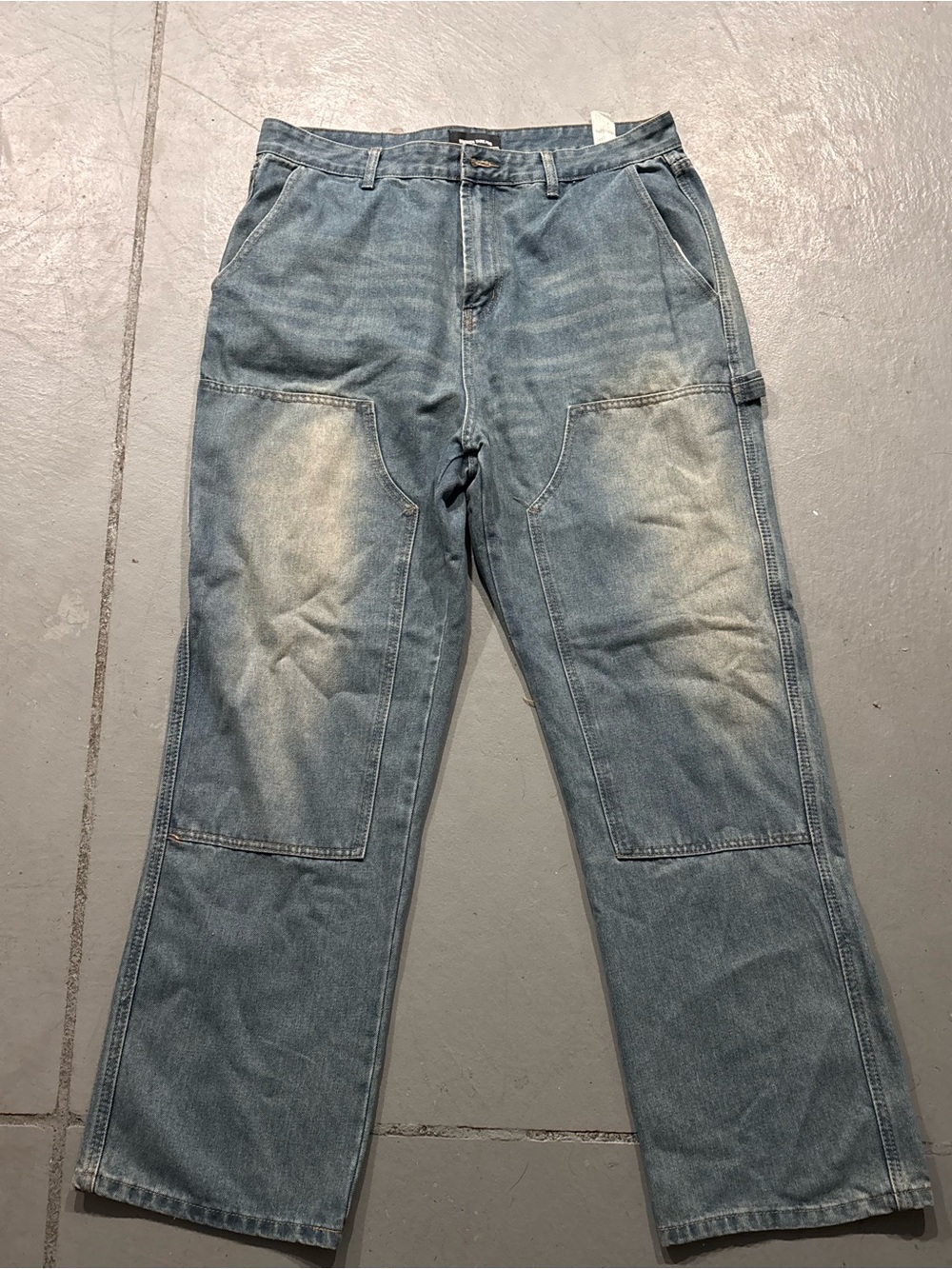 Relaxed Light Blue Men's Carpenter Jeans